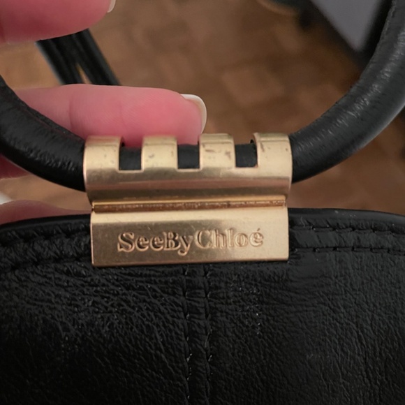 SEE BY CHLOÉ Eleonora Pouch Black Leather - Picture 5 of 10